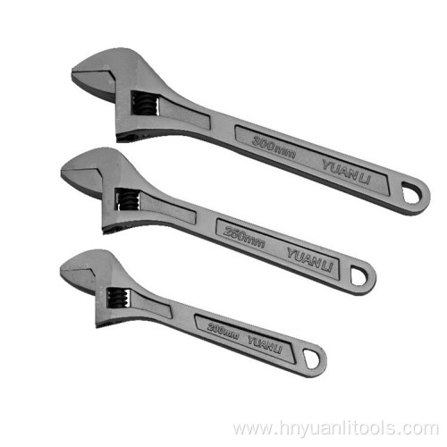 DIN Classic Chrome Vanadium Adjustable Monkey Wrench